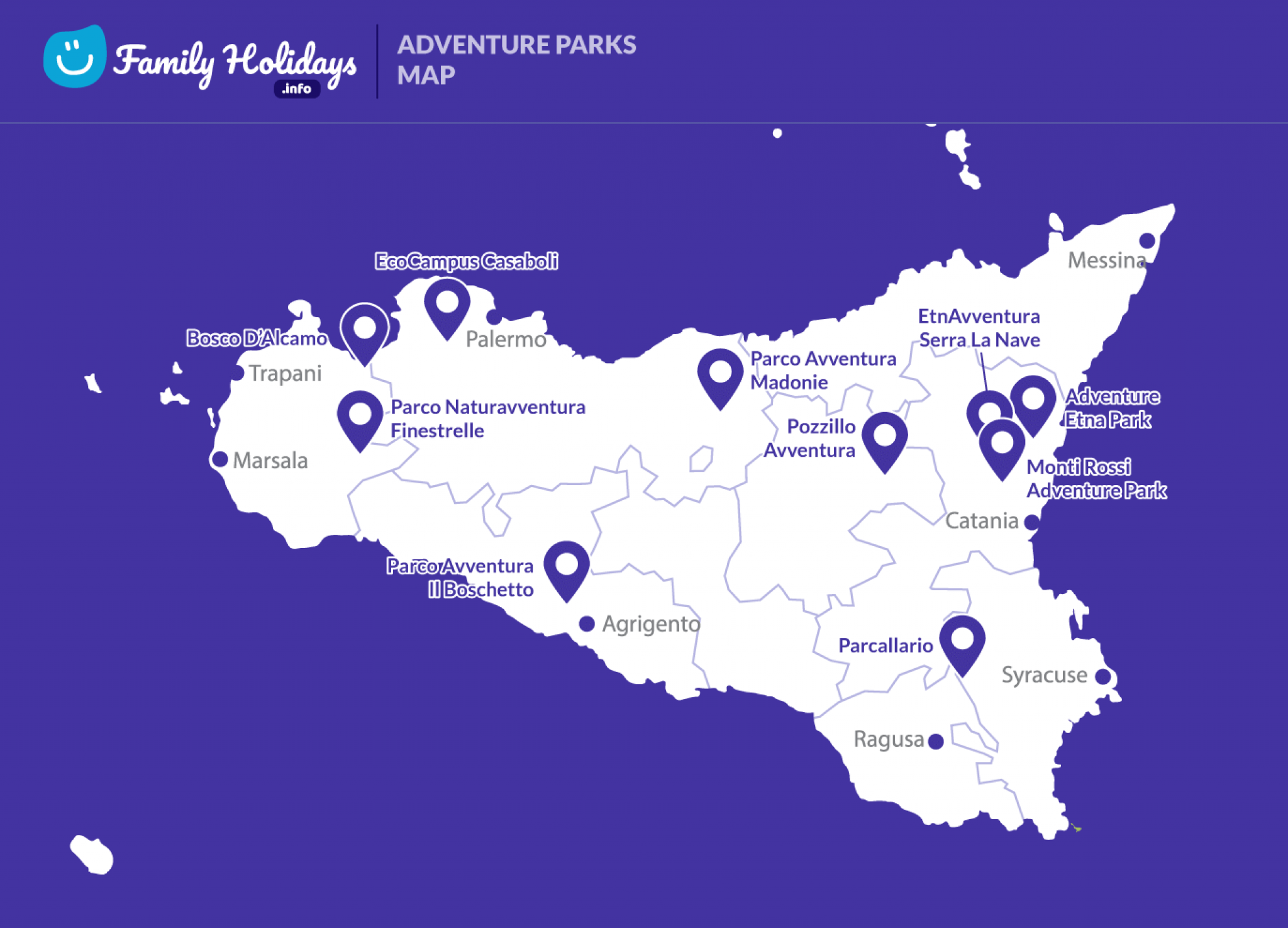 Sicily Adventure Parks Family Holidays