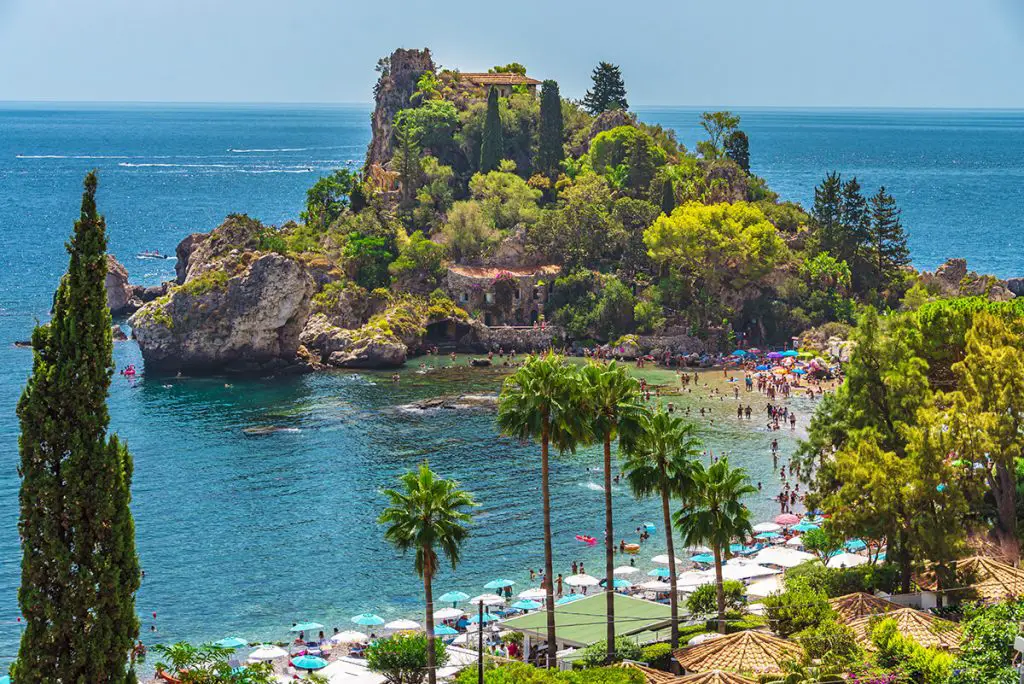 Isola Bella - one of the best beaches in sicily