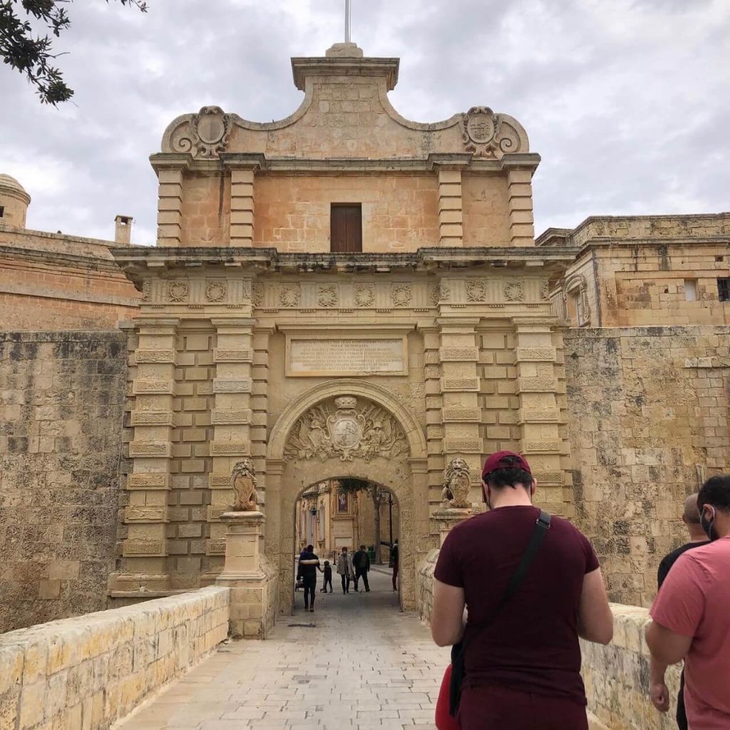 Old city of Mdina in Malta