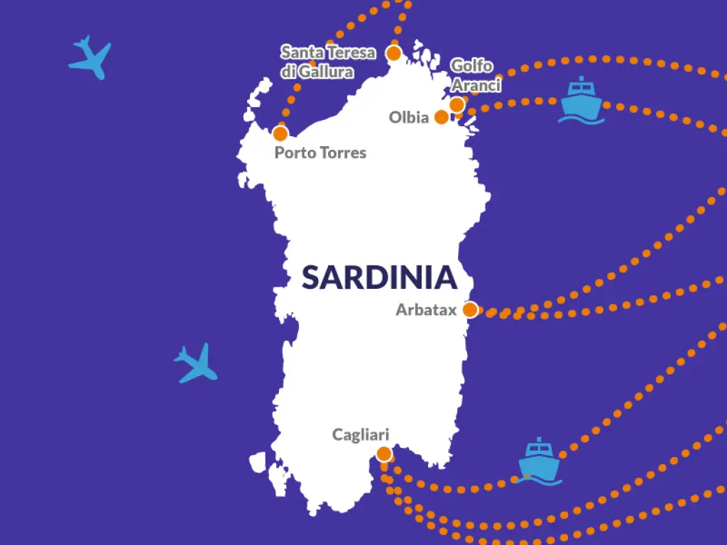 How to get to Sardinia