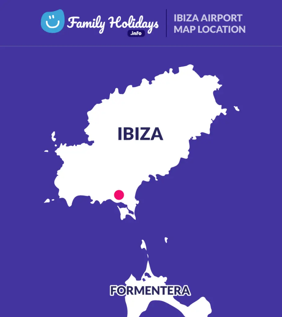 Ibiza airport location