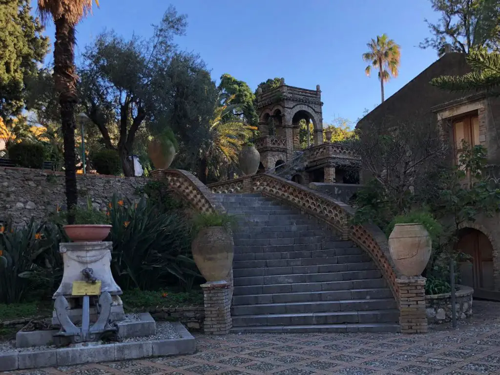 Villa Comunale Garden in Taormina