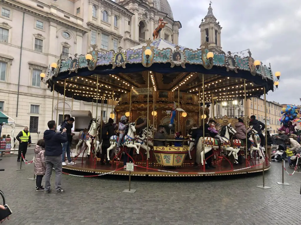 Carousel in the piazza