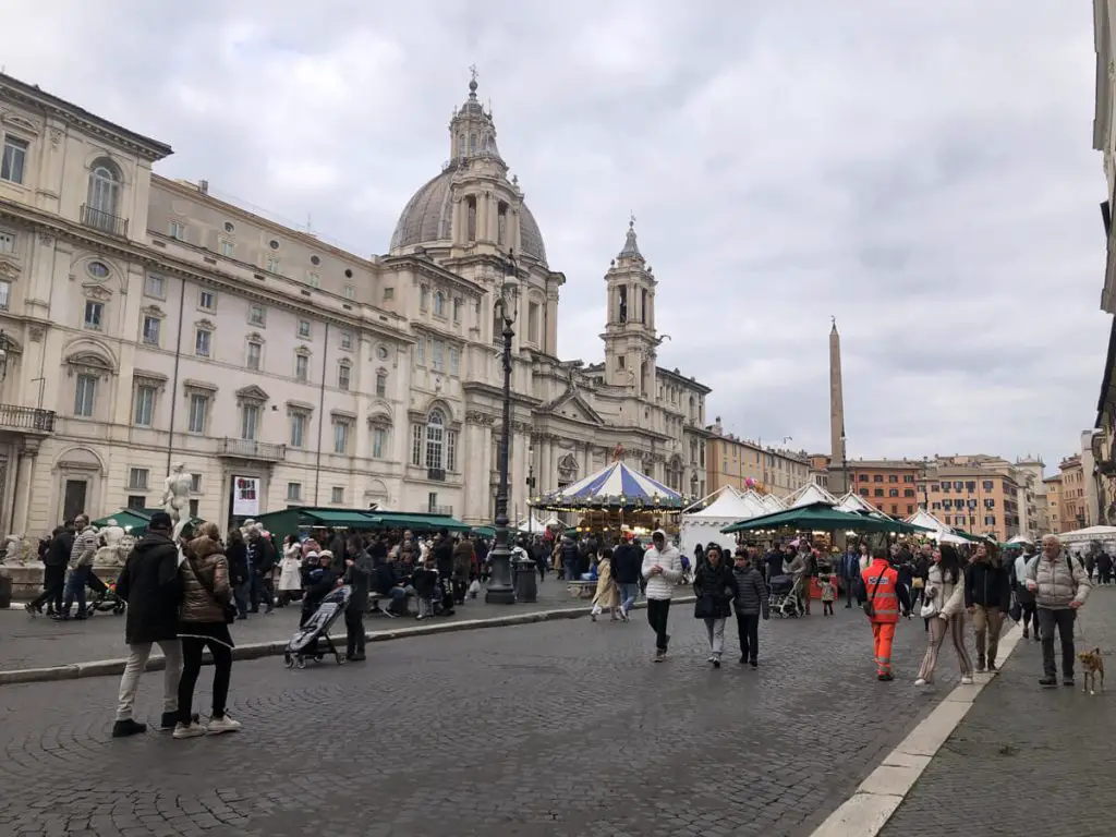 Christmas market in Piazza Navona