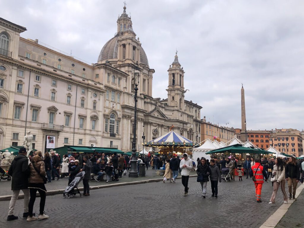 Christmas market in Piazza Navona