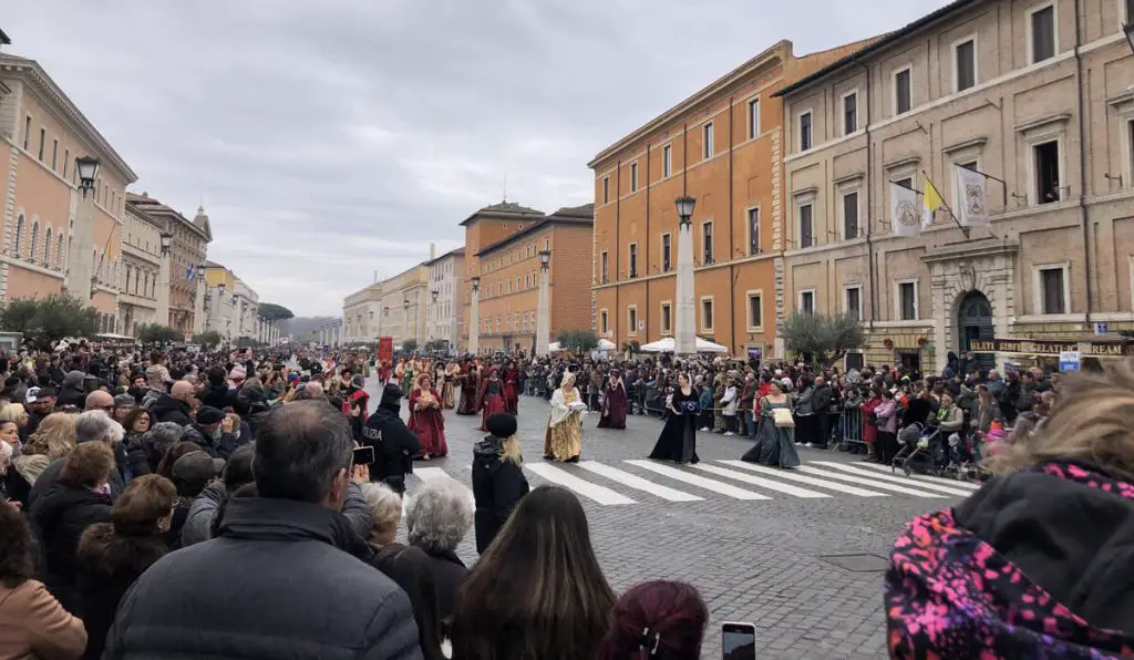 Epiphany parade at the Vatican