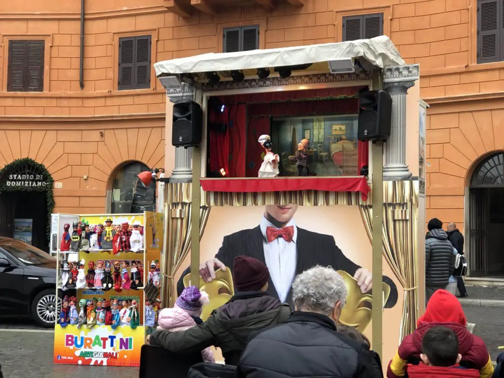 Puppet Theatre at the Christmas market