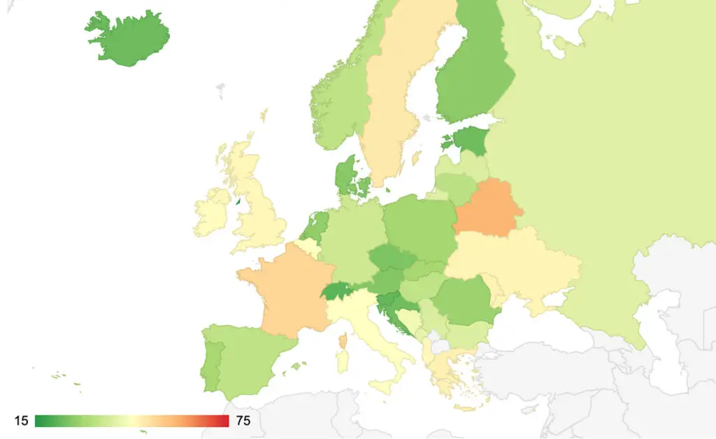 Crime index by country 2022