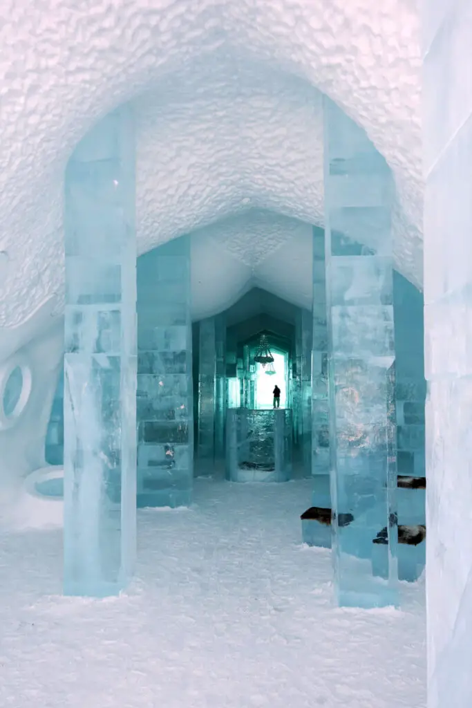 Ice hotel, Sweden