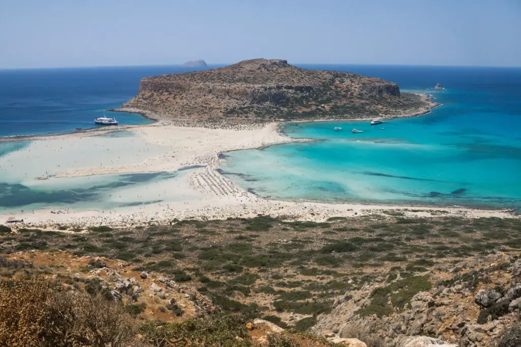 Balos beach in Crete