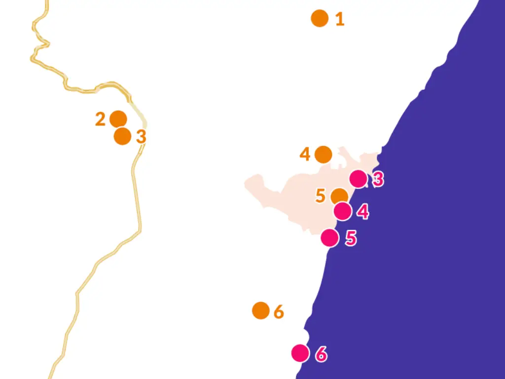 Cala Gonone partial map