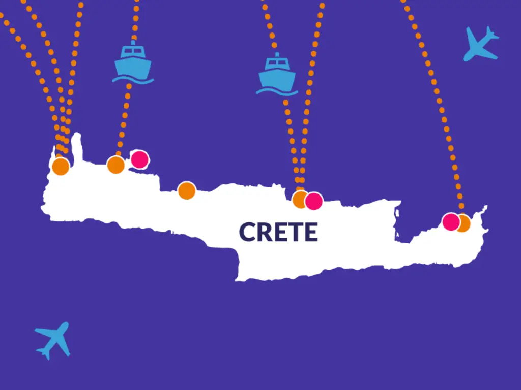 How to get to Crete