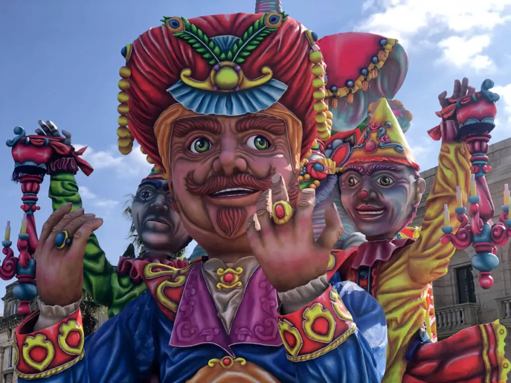 Carnival float in Malta