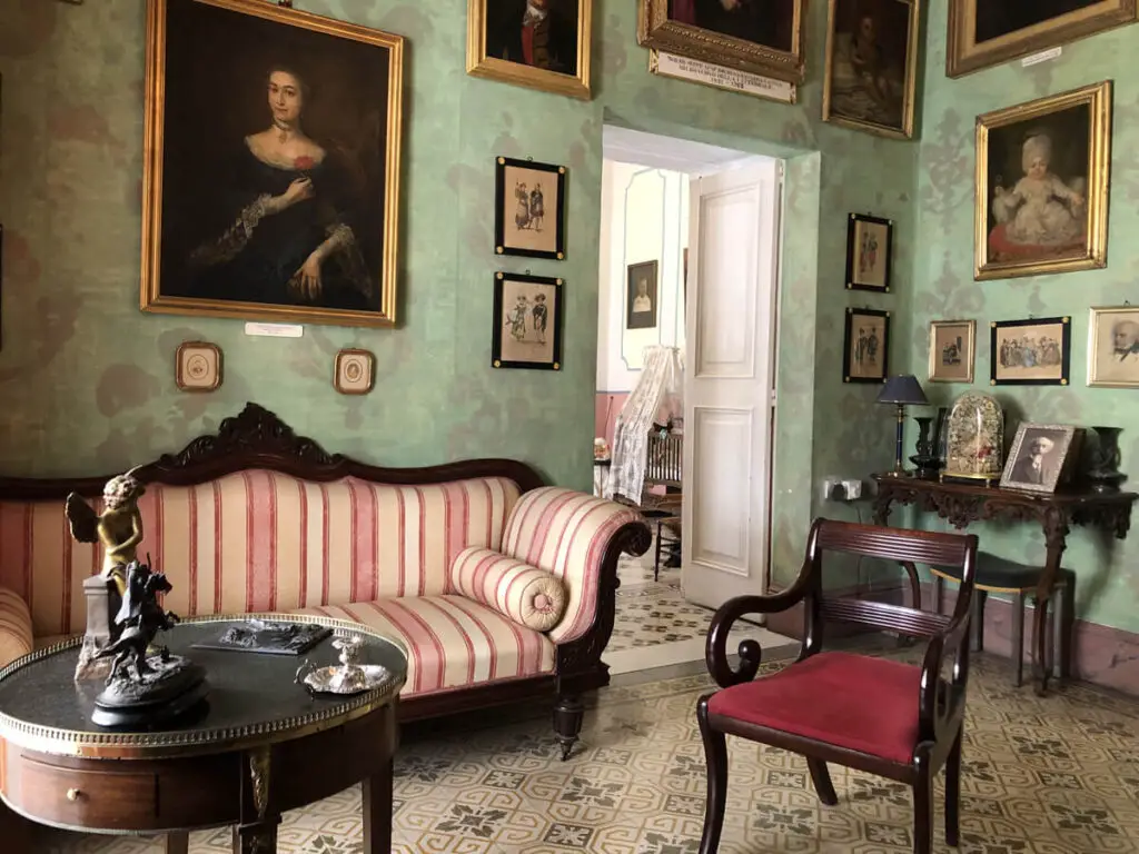 The Green Room at Casa Rocca Piccola