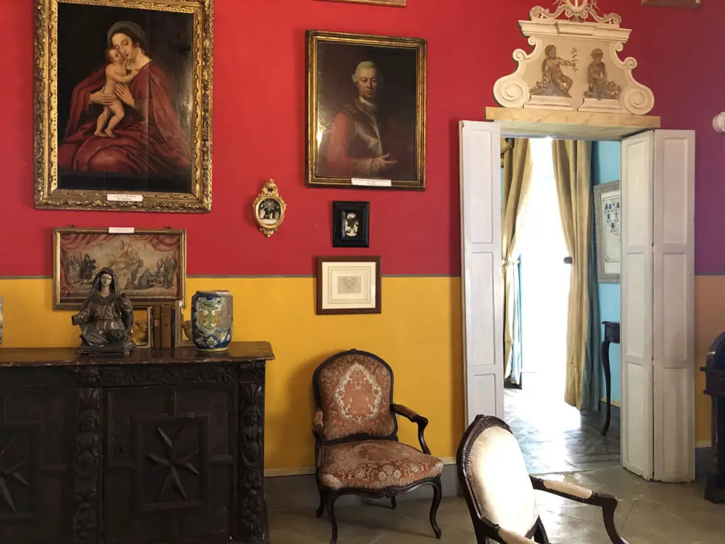 The Sala Grande at Casa Rocca Piccola