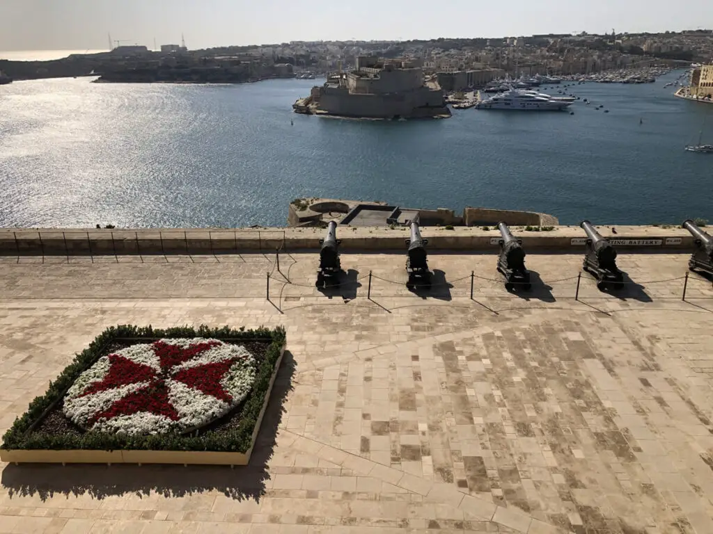 Grand Harbour view from Upper Barrakka Gardens