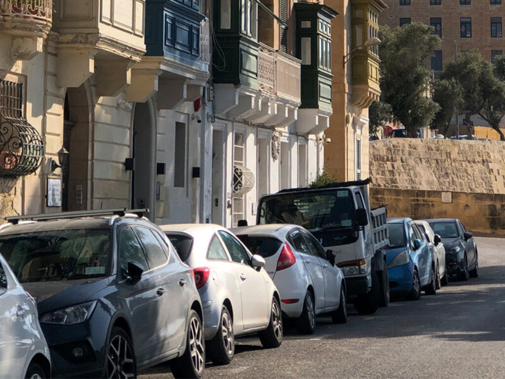Parking in Valletta
