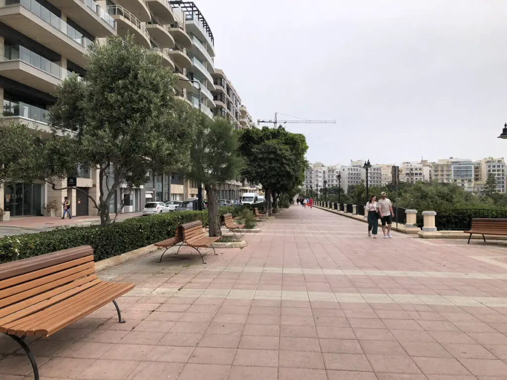 Sliema prominade