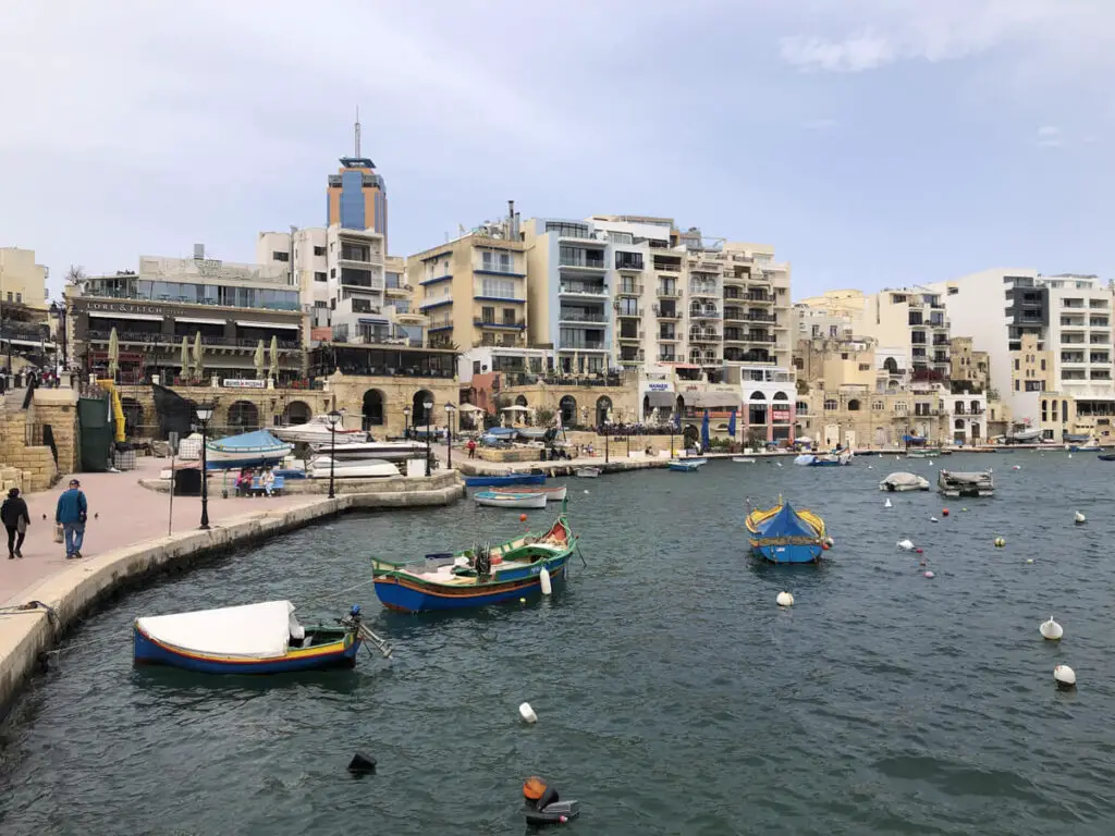 Spinola Bay in St. Julians