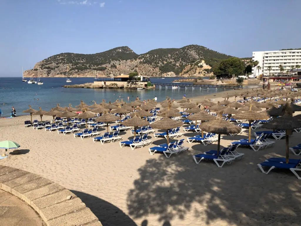 Camp de Mar beach, one of the best beaches in Mallorca