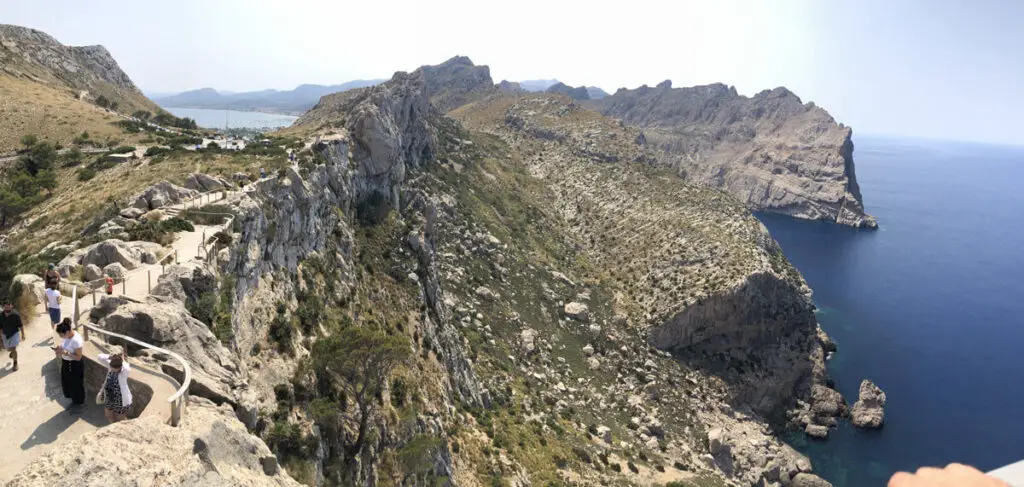 Mountains in the west of Mallorca in Formentor