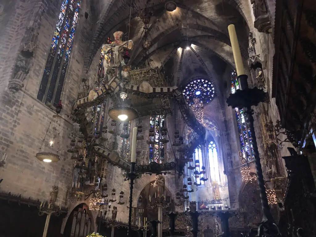 Inside Palma Cathedral