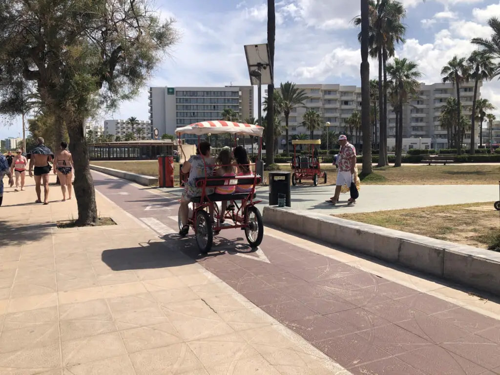 Rickshaw in Cala Millor