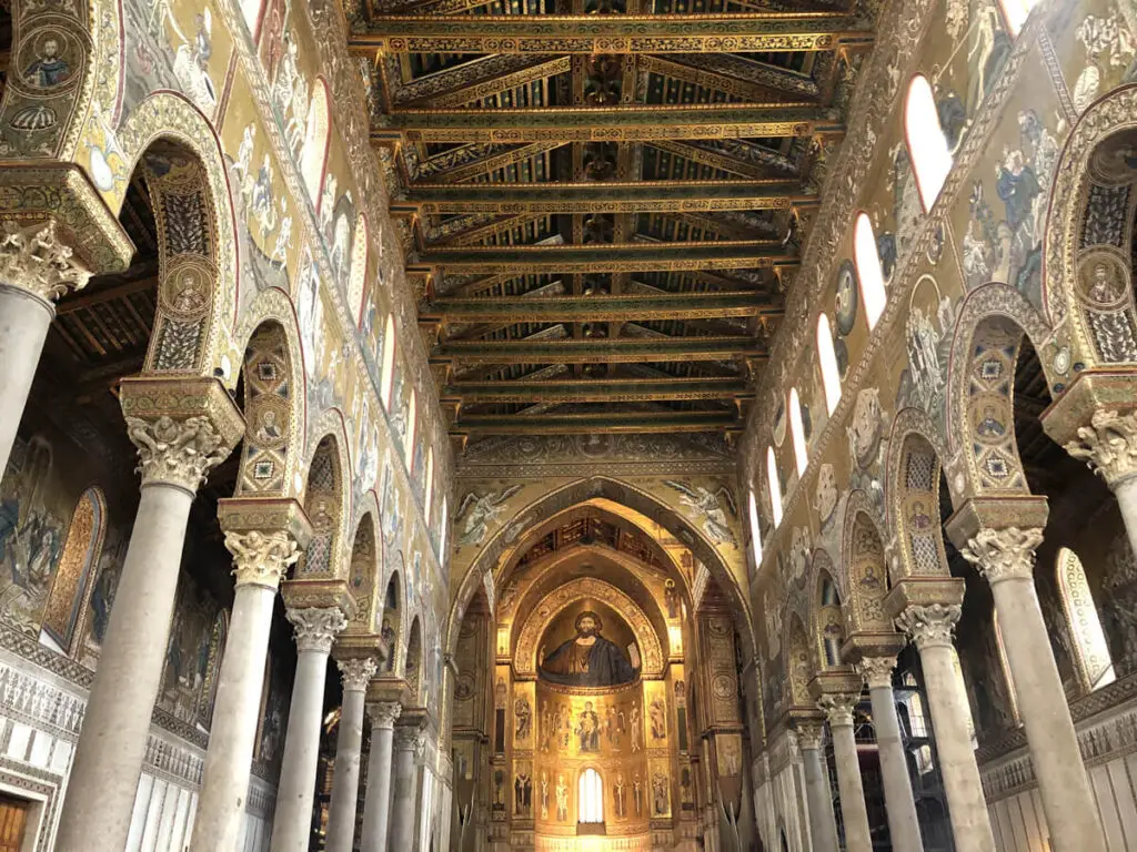 Inside Monreale Cathedral